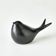 Global Views Sated Bird - Matte Black