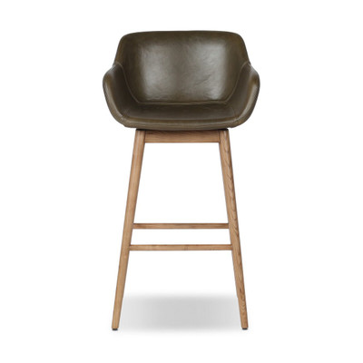 Four Hands Hannah Swivel Bar Stool - Dulane Moss