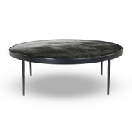 Four Hands Yoko Grand Coffee Table - Moss Cast Glass