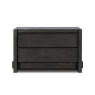 Four Hands Aramis Nightstand - Smoked Black Oak Resawn