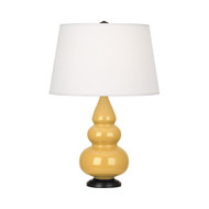 Small Triple Gourd Table Lamp - Sunset