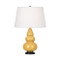 Small Triple Gourd Table Lamp - Sunset