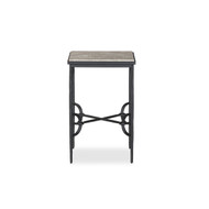 Four Hands Babylon Small End Table - Lunar Marble