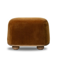 Four Hands Bilbury Oval Ottoman - Monte Tobacco