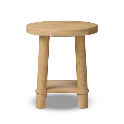 Four Hands Daley End Table - Light Natural Mango