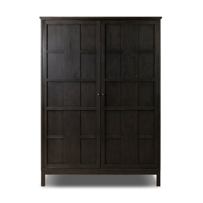Four Hands Alessio Cabinet - Smoked Black