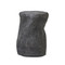 Four Hands Bomba Small End Table - Textured Black Concrete