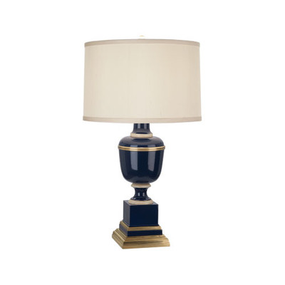 Mary McDonald Annika Accent Table Lamp - Natural Brass - Cobalt Lacquer