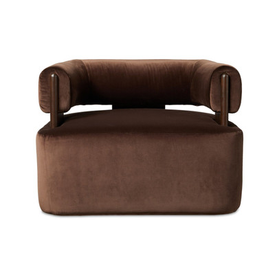 Four Hands Ward Swivel Chair - Surrey Cocoa