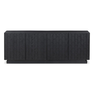 Four Hands Asbury Media Console - Black Oak