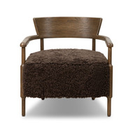 Four Hands Bennett Chair - Cocoa Shearling