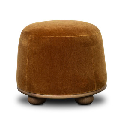 Four Hands Bilbury Ottoman - Monte Tobacco