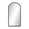 Four Hands Prynne Mirror - Black Aluminum
