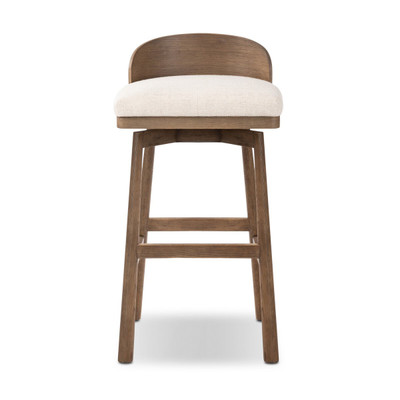 Four Hands Cloris Swivel Bar Stool - Thames Cream
