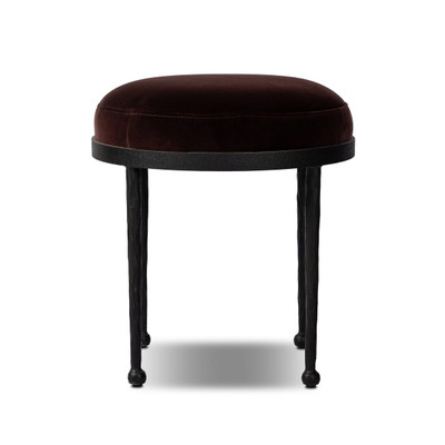 Four Hands Corinne Accent Stool - Surrey Plum