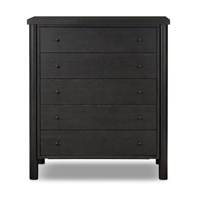 Four Hands Roark Tall Dresser - Ebony Oak