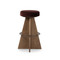 Four Hands Damon Swivel Bar Stool - Surrey Plum