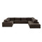 Four Hands Bloor 8 PC Sectional W/ Ottoman - Landale Charcoal