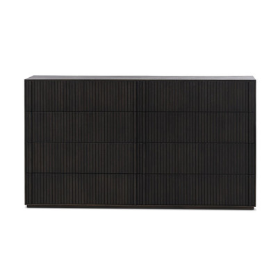 Four Hands Leo 8 Drawer Dresser - Smoked Black