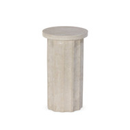 Four Hands Bibi Drink Table - Cream Marble