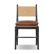 Four Hands Fayth Dining Chair with Cushion - Dulane Mahogany