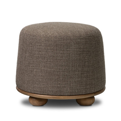 Four Hands Bilbury Ottoman - Saxon Mink