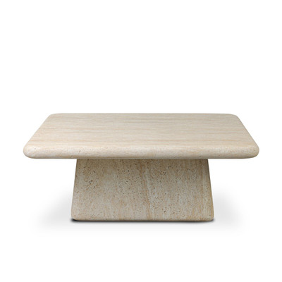 Four Hands Cava Outdoor Coffee Table - Textured Sand Concrete