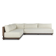 Four Hands Wayford Outdoor 3 Pc Sectional - Vergo Cream