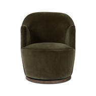 Four Hands Aurora Swivel Chair - Surrey Olive