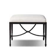 Four Hands Jade Accent Stool - Crypton Nomad Snow