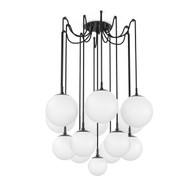 Four Hands Spider Small Chandelier - Black Gunmetal