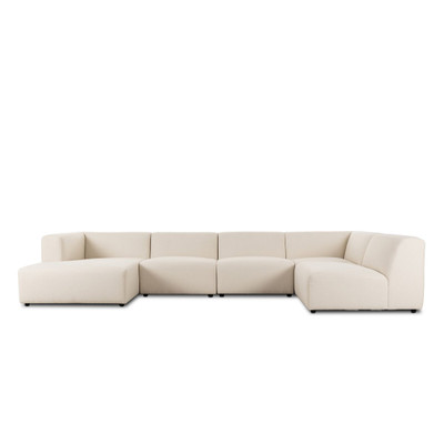 Four Hands Lawndale 5PC Sectional W/ LAFC - Fayette Cloud