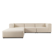 Four Hands Lawndale 3PC LAF Sectional w/ Ottoman - Fayette Cloud