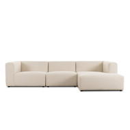Four Hands Lawndale 3PC RAF Sectional - Fayette Cloud