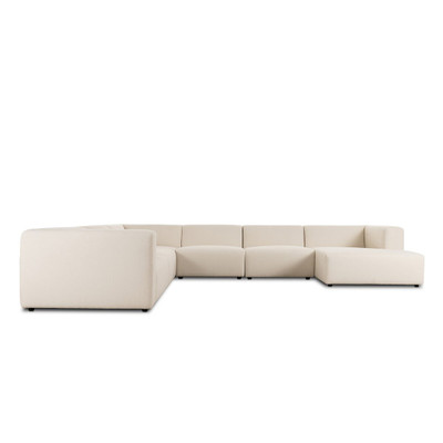 Four Hands Lawndale 6PC Sectional W/ RAFC - Fayette Cloud