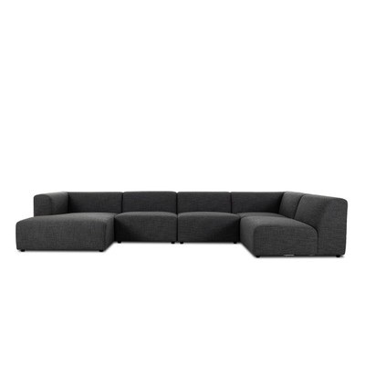 Four Hands Lawndale 5PC Sectional W/ LAFC - Saxon Charcoal