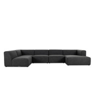 Four Hands Lawndale 5PC Sectional W/ RAFC - Saxon Charcoal