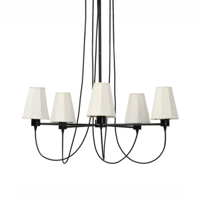 Four Hands Webster Chandelier - Parchment