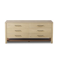 Four Hands Blake 6 Drawer Dresser - Washed Ash