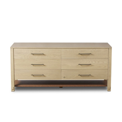 Four Hands Blake 6 Drawer Dresser - Washed Ash