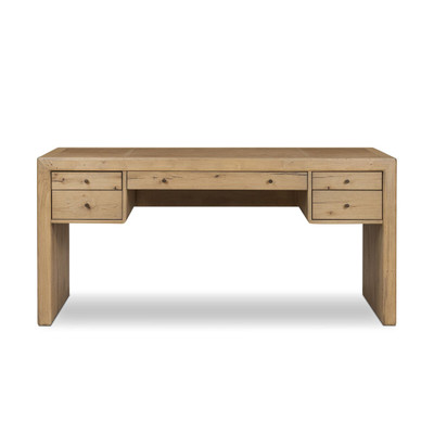 Four Hands Nico Desk - Aged Natural Oak Veneer