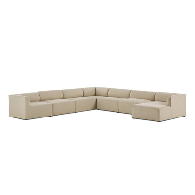 Four Hands Caprio 7PC RAF Chaise Sectional - Antwerp Natural