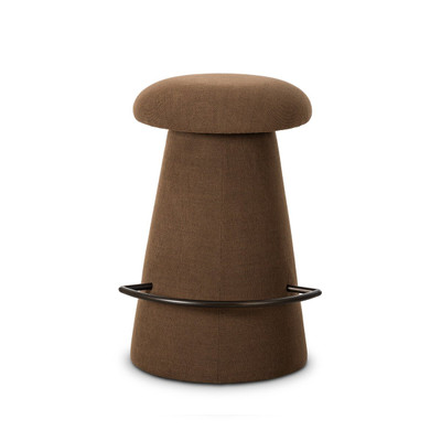 Four Hands Cannes Swivel Stool - Crypton Nomad Mushroom - Counter