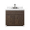 Four Hands Everett Single Vanity - Satin Espresso Oak