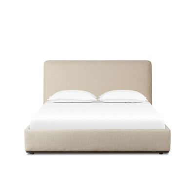 Four Hands Colt Platform Queen Bed - Irving Flax