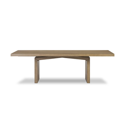 Four Hands Matthes Dining Table - Rustic Grey Veneer