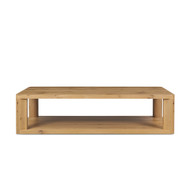Four Hands Novella Coffee Table - Natural Oak Veneer Thick Random