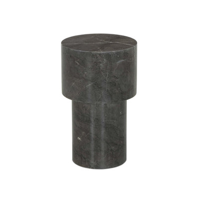 Four Hands Guthrie End Table - Warm Grey Marble