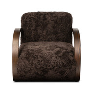 Four Hands Burke Chair - Cocoa Shearling