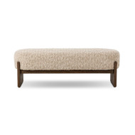Four Hands Kirby Accent Bench - 60" - Solema Cream
